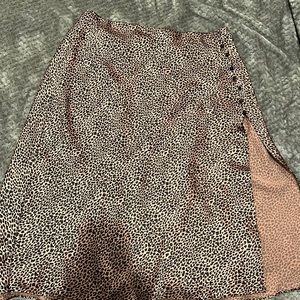 Animal print skirt